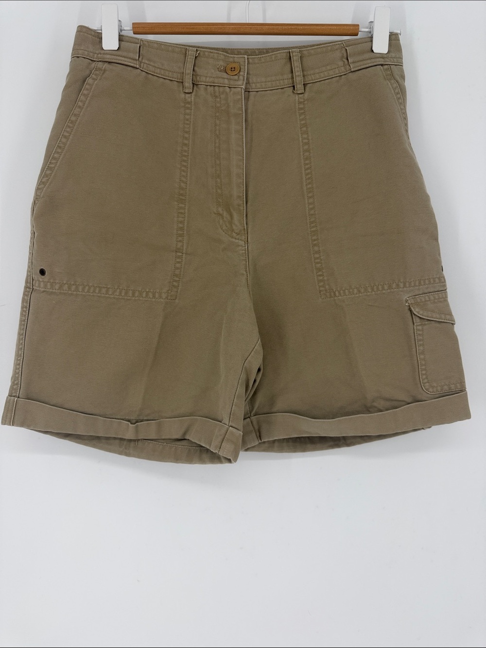 Vintage 90s Lauren Ralph Lauren RL Safari Outfitters Cargo Shorts Size 6 Khaki